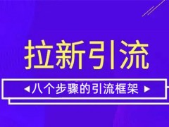 我來(lái)說(shuō)說(shuō)：做引流拉新活動(dòng)總結(jié)的八個(gè)步驟的引流框架